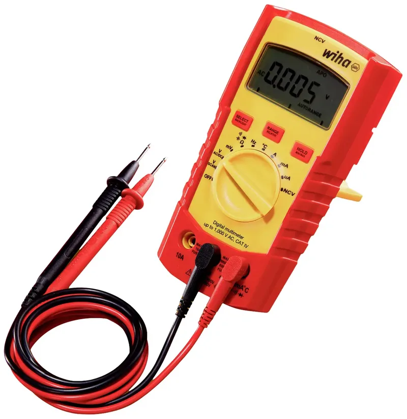 Wiha 45215 Hand-Multimeter digital Grafik-Display CAT III 1000 V, CAT IV 600 V van Wiha – productafbeelding