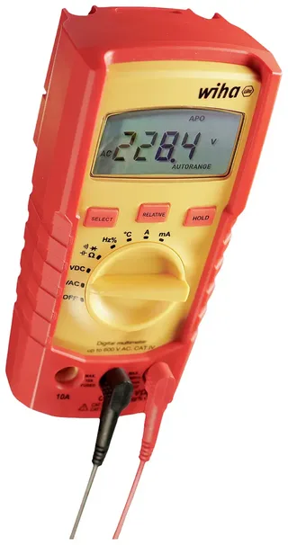 Wiha 45218 Hand-Multimeter digital CAT III 600 V, CAT IV 300 V von Wiha – Produktbild 3 von 3