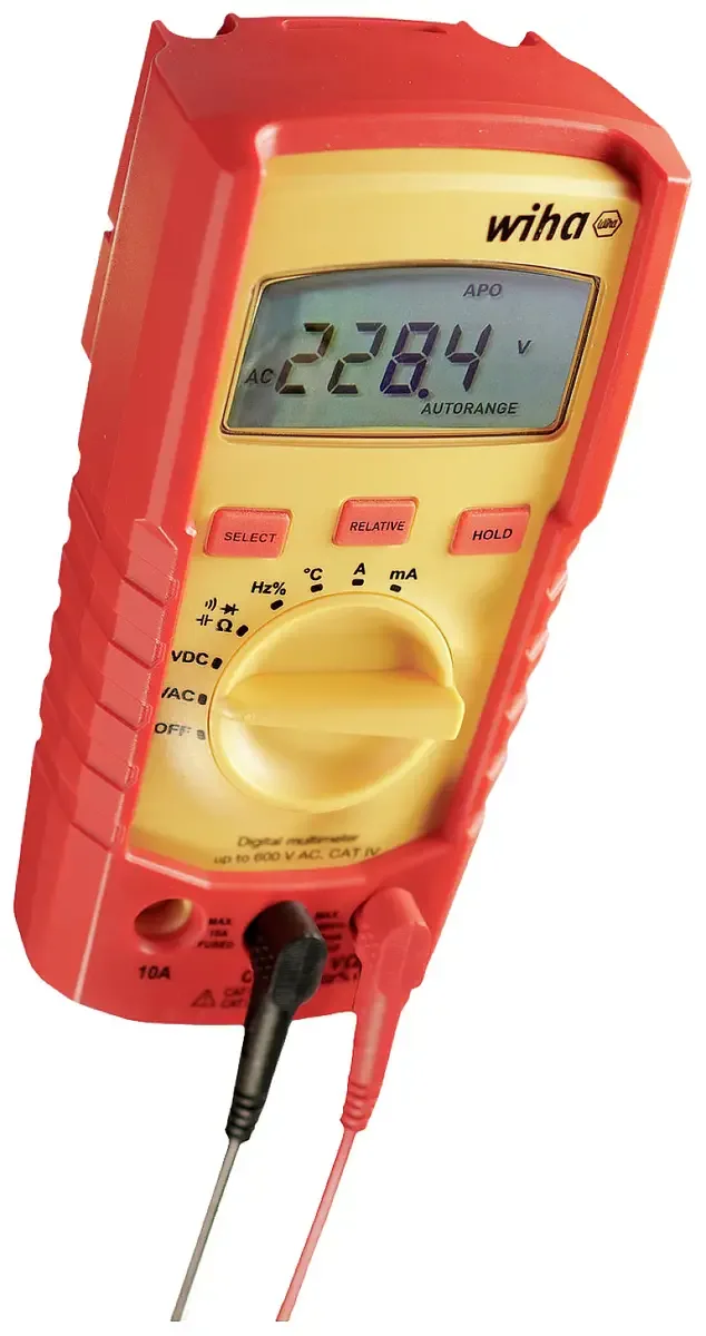 Wiha 45218 Hand-Multimeter digital CAT III 600 V, CAT IV 300 V von Wiha – Produktbild 3 von 3