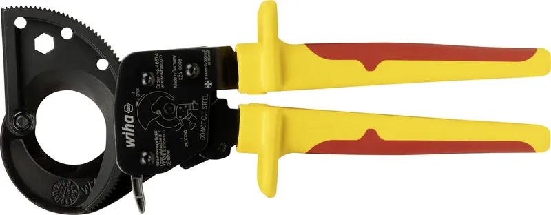 Wiha 46674 Kabelschneider Geeignet für (Abisoliertechnik) Alu- und Kupferkabel, ein- und mehrdrähtig 34 mm 300 mm² von Wiha – Produktbild 1 von 3