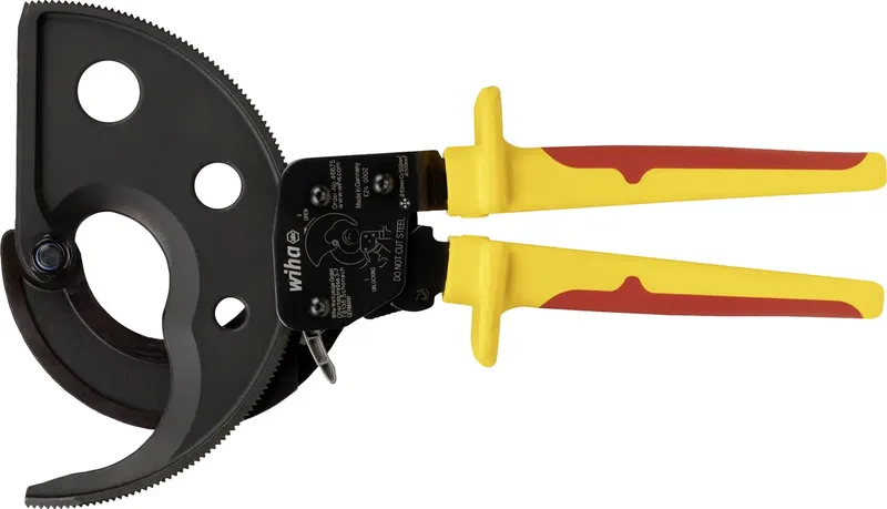 Wiha 46675 Kabelschneider Geeignet für (Abisoliertechnik) Alu- und Kupferkabel, ein- und mehrdrähtig 62 mm 500 mm² von Wiha – Produktbild 1 von 3