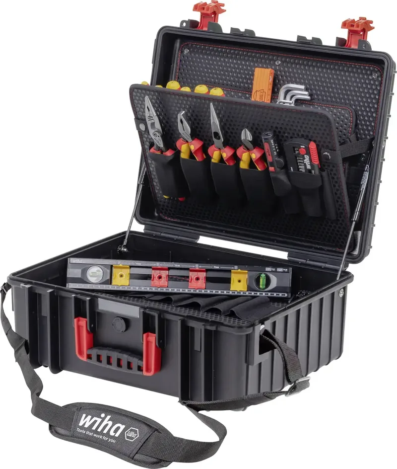 XL 2 46816 Elektriker, Handwerker, Lehrlinge, Profi, VDE Werkzeugkoffer bestückt 41teilig by Wiha – product image 1 of 2