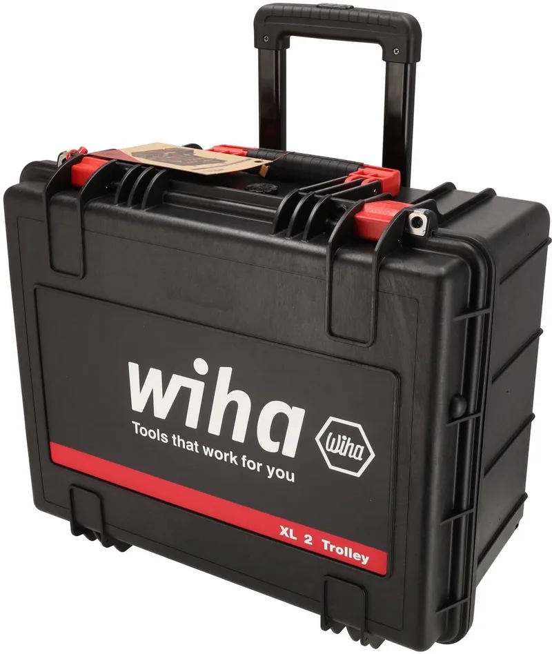 XL 2 Trolley Gereedschapskoffer (gevuld) 60-delig Electricien, Handwerker, Leerling, Professioneel, VDE de Wiha – image du produit