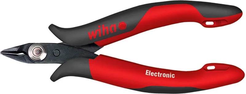 Z40011803 Electronic Wire Side Cutting Pliers 118 mm de Wiha, Kleurloos – image du produit