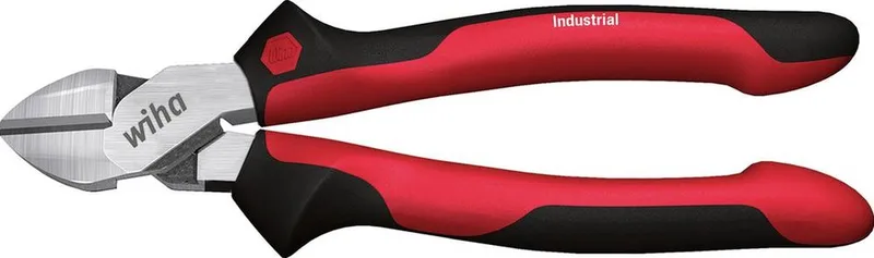 Zijkniptang Industrial met DynamicJoint® - 43461 by Wiha, Red – product image