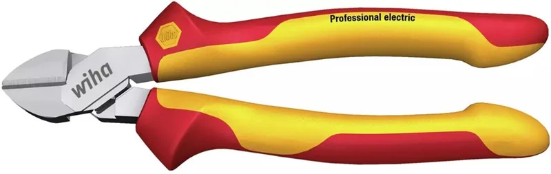 Zijkniptang Professional electric met DynamicJoint 43335 by Wiha, Yellow – product image