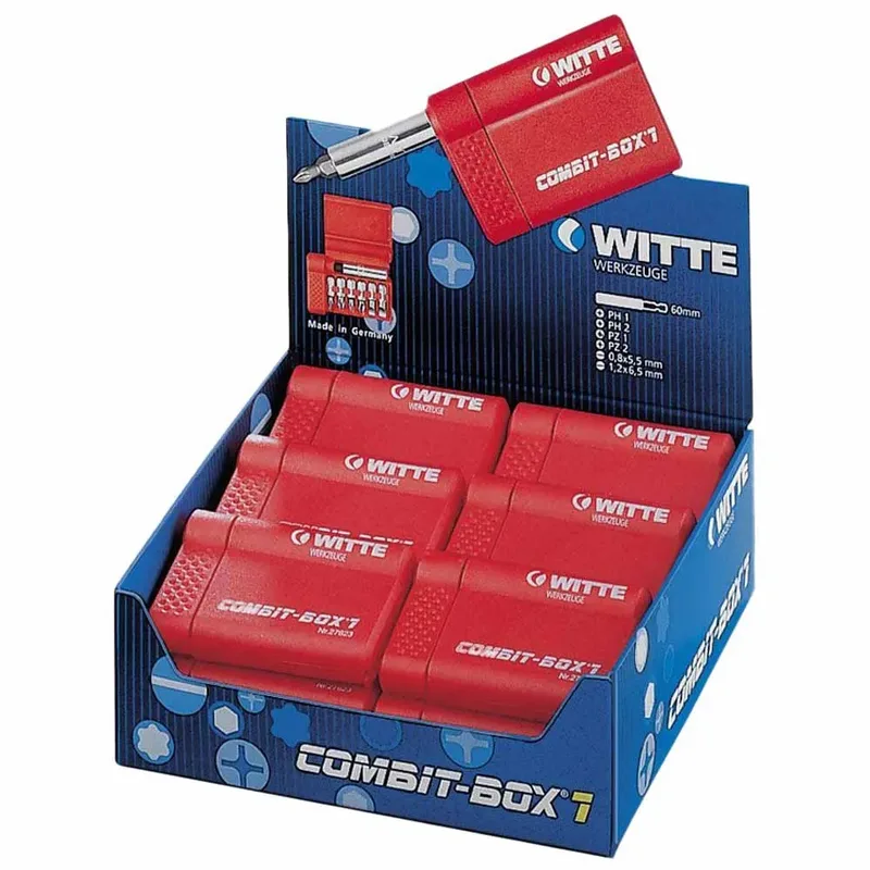 Combit-box Bitflex Bithalter-schraubendreher 7 Stücke von Witte – Produktbild