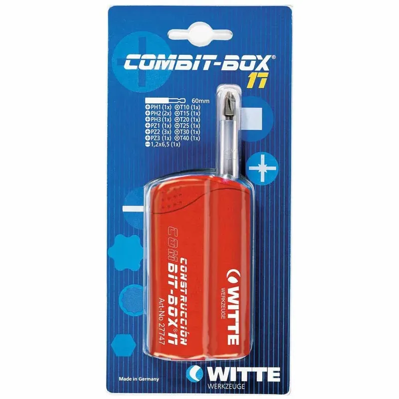 Combit-box Bithalter-schraubendreher 17 Einheiten von Witte – Produktbild