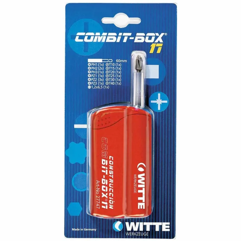 Tournevis Porte-embout Combit-box 17 Unités de Witte – image du produit