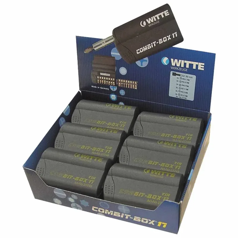 Combit-box Bithalter-schraubendreher 17 Einheiten van Witte – productafbeelding