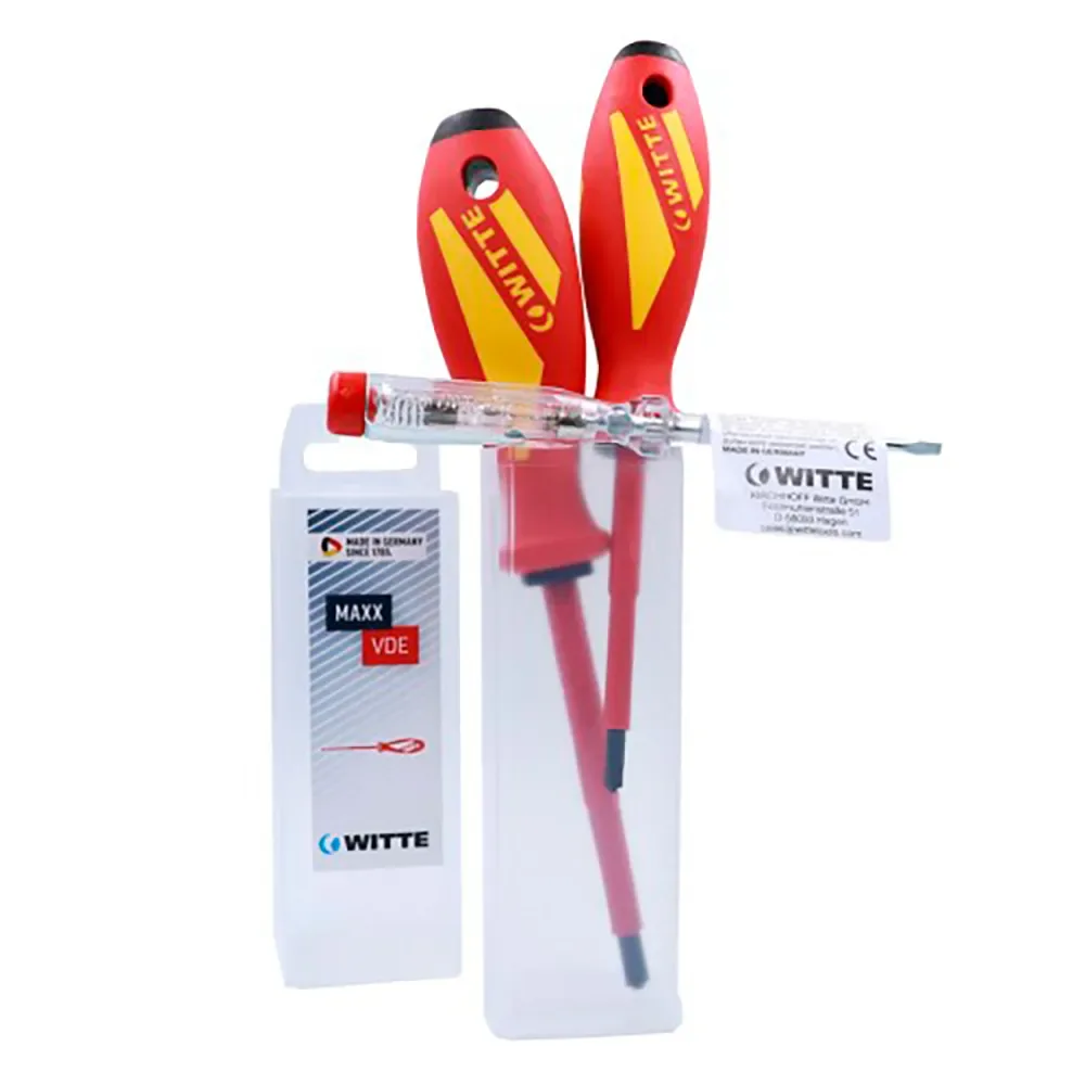 Maxx Vde Modul Pz & Tester Schroevendraaierset 3 Stukken de Witte – image du produit