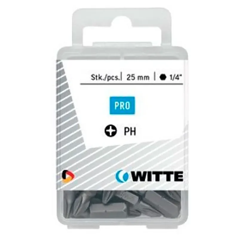 Ph 3 Kreuzschlitz-bit-set 15 Stücke van Witte – productafbeelding