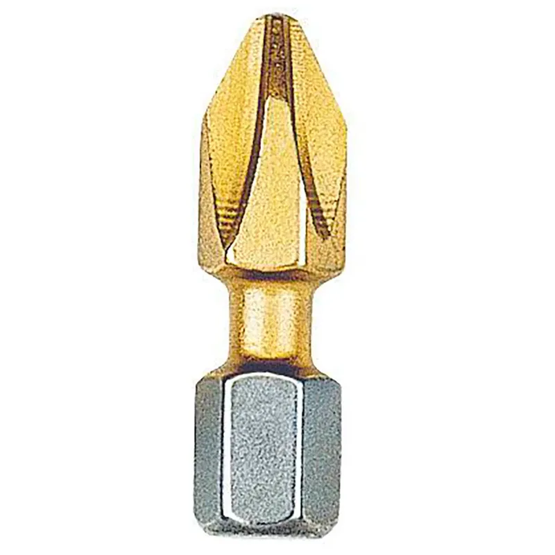 Phillips Bitflex Tin 1/4´´ Short Ph1x25 Kruiskopschroevendraaierbit van Witte – productafbeelding