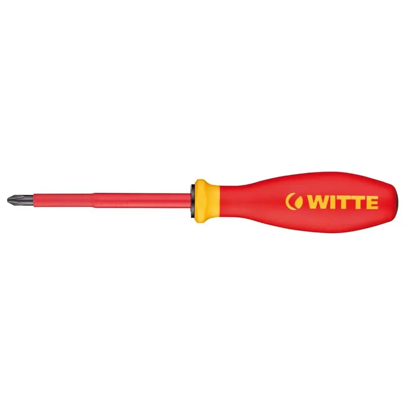 Phillips Pro Vde Ph2x100 Mm Insulated Kruiskopschroevendraaier fra Witte – produktbillede