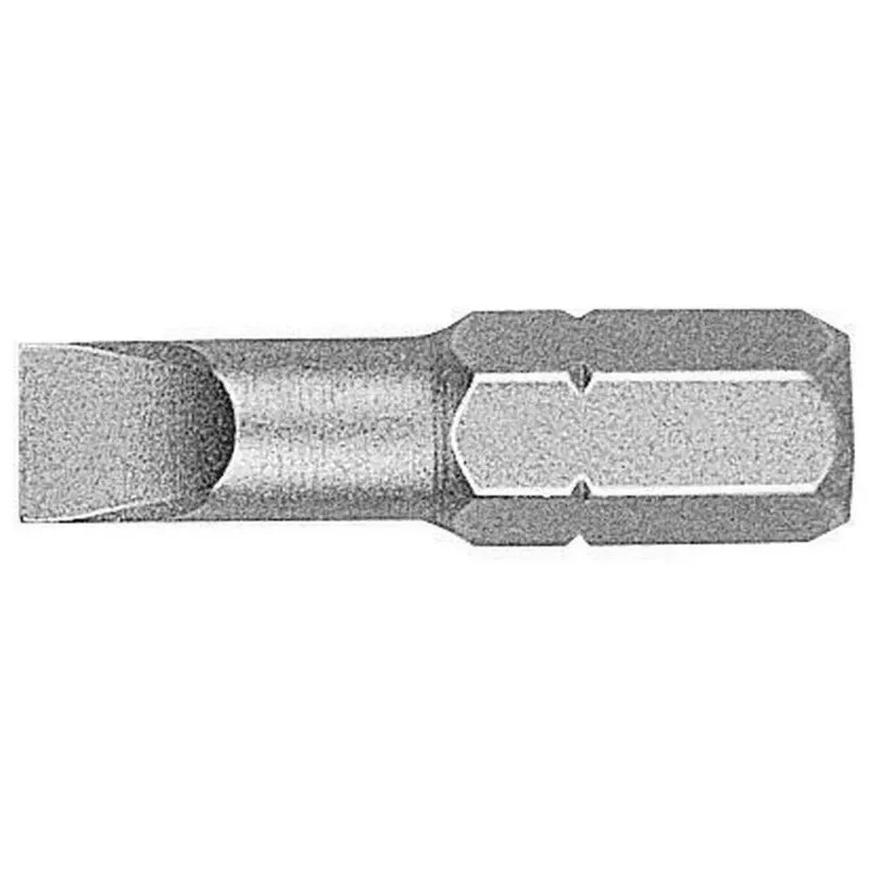 Pl 6 25 Mm Platte Schroevendraaierbit 10 Eenheden de Witte – image du produit