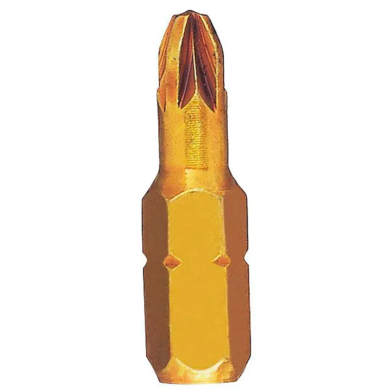 Pozidriv Standard-e Extra Hard 1/4´´ Short Reduced Tip Kruiskopschroevendraaierbit de Witte – image du produit