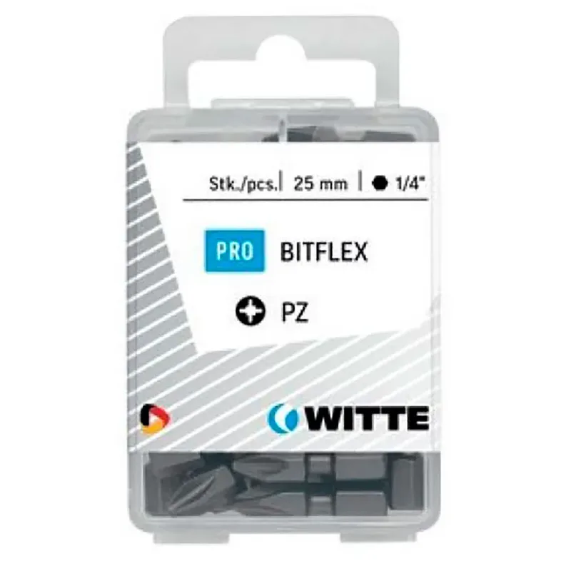 Pz 1 Bitflex Kreuzschlitz-bit-set 25 Stücke by Witte – product image