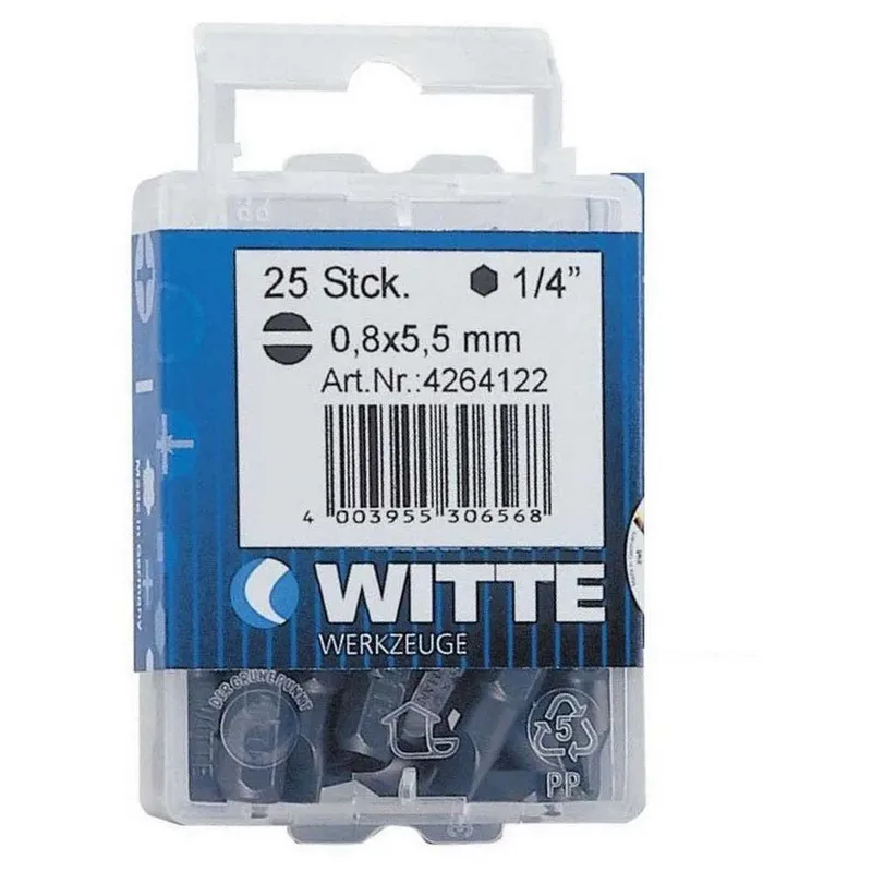 Witte 4264329 Pl 5.5 Tin Platte Schroevendraaierbit 5 Eenheden van Witte – productafbeelding