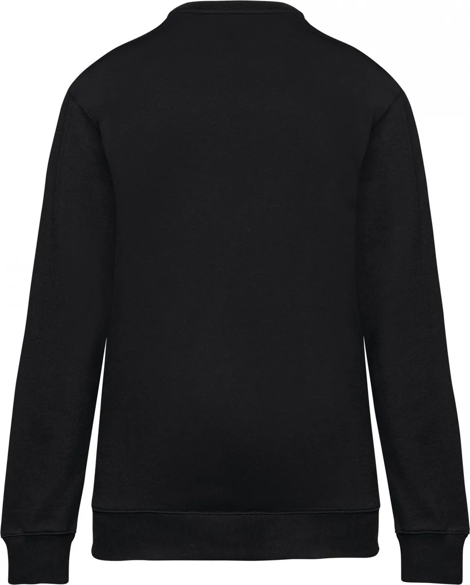Day To Day unisex sweater met zip contrasterende zak WK403 - BLACK / SILVER de WK. Designed To Work, Noir, Argent, 5XL – image du produit
