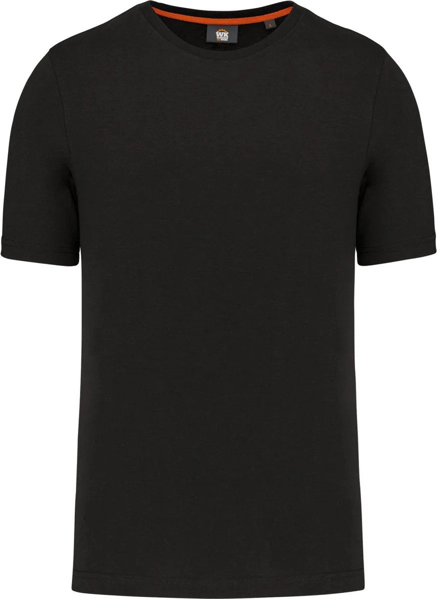 Duurzaam heren T-shirt ronde hals WK302 - Black de WK. Designed To Work, Noir, XXL – image du produit