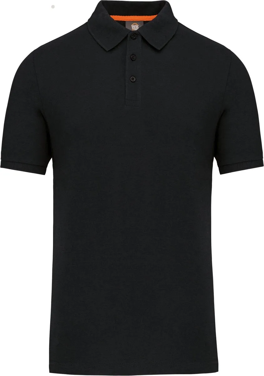Eco friendly poloshirt WK207 - Black de WK. Designed To Work, Noir, 3XL – image du produit