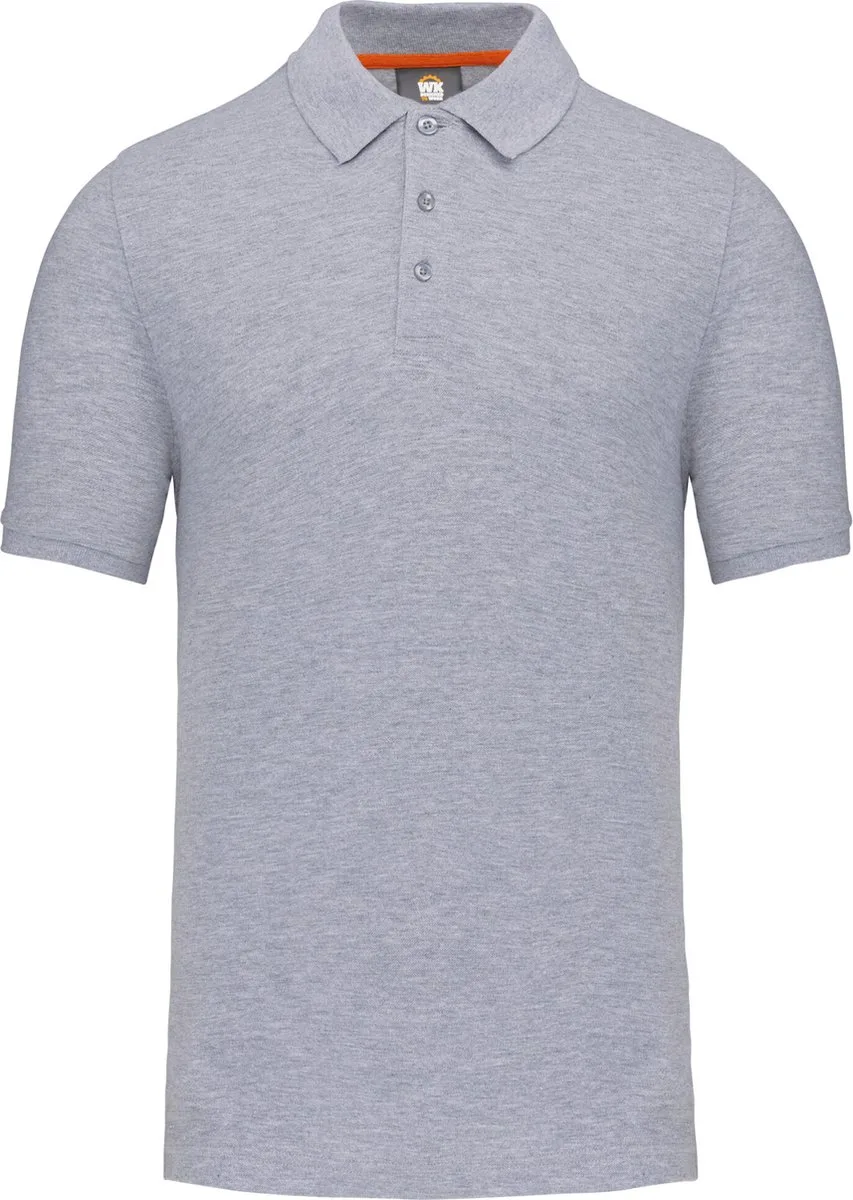 Eco friendly poloshirt WK207 - Oxford Grey de WK. Designed To Work, Oxford Grey, L – image du produit
