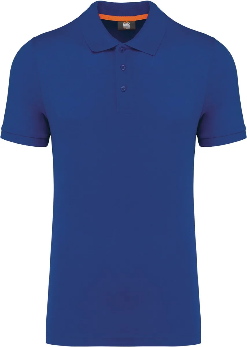 Eco friendly poloshirt WK207 - Royal Blue by WK. Designed To Work, Royal Blue, S – product image