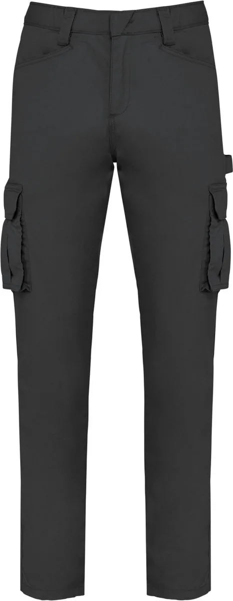 Ecologische herencargobroek WK703 - Dark Grey van WK. Designed To Work, Donkergrijs, M – productafbeelding