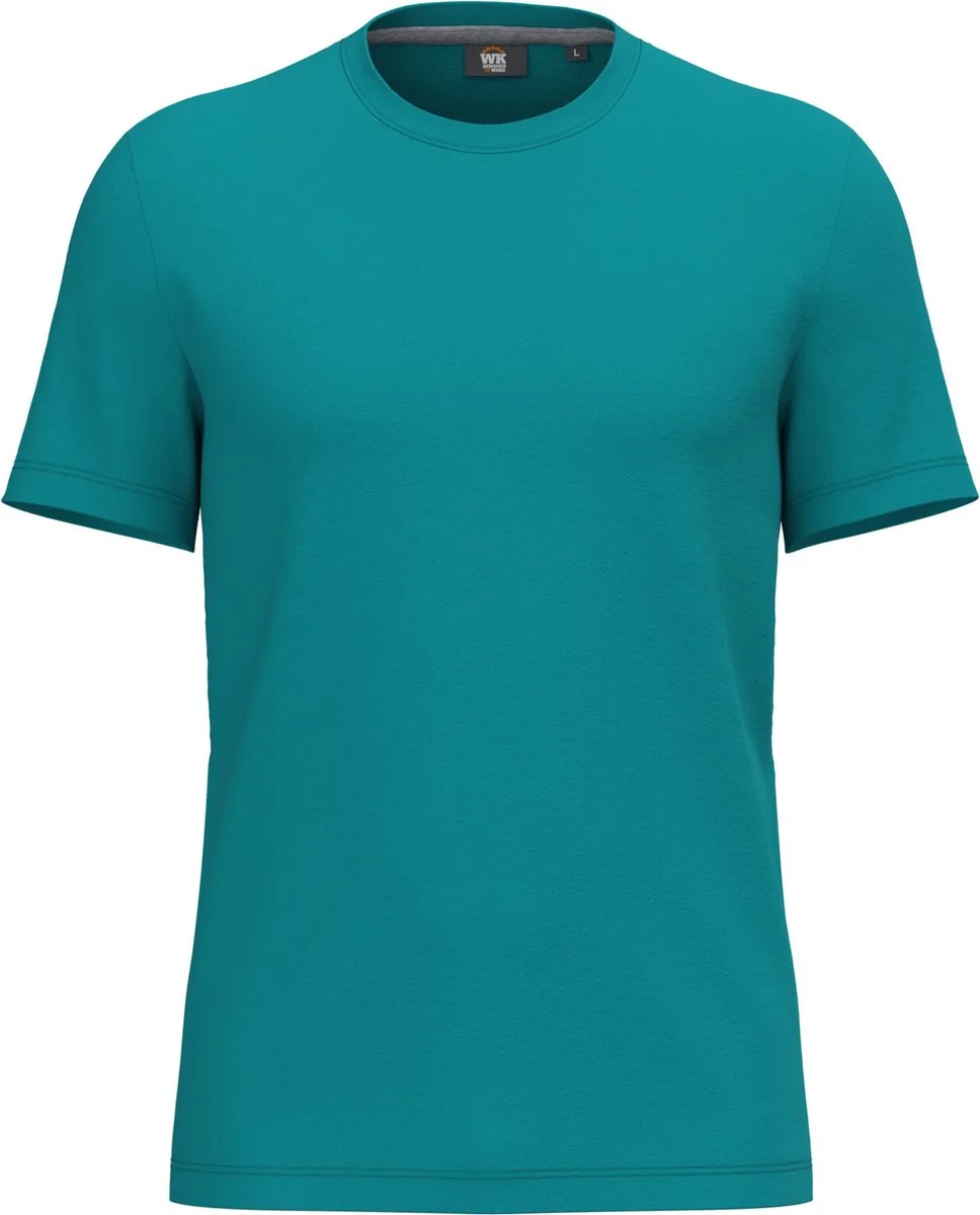 Heren-T-shirt met antibacteriële behandeling WK306 - Teal Blue de WK. Designed To Work, Teal Blue, 4XL – image du produit