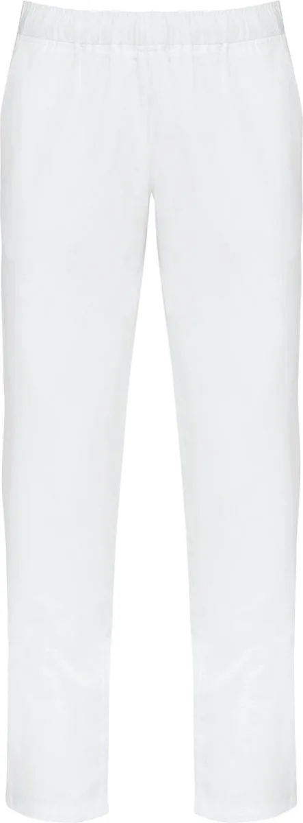 Katoenen unisex broek WK704 - White de WK. Designed To Work, Blanc, XS – image du produit