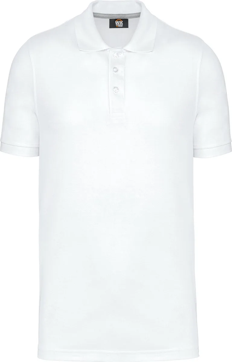 Polo korte mouwen WK274 - White de WK. Designed To Work, Blanc, 4XL – image du produit