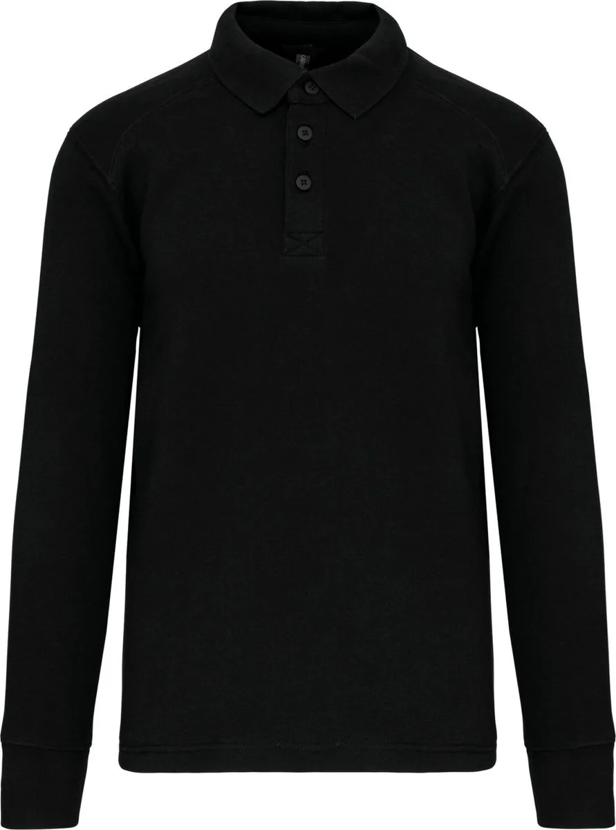 Sweater met polokraag WK4000 - Black de WK. Designed To Work, Noir, 4XL – image du produit