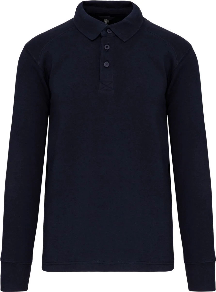 Sweater met polokraag WK4000 - Navy von WK. Designed To Work, Dunkelblau, M – Produktbild