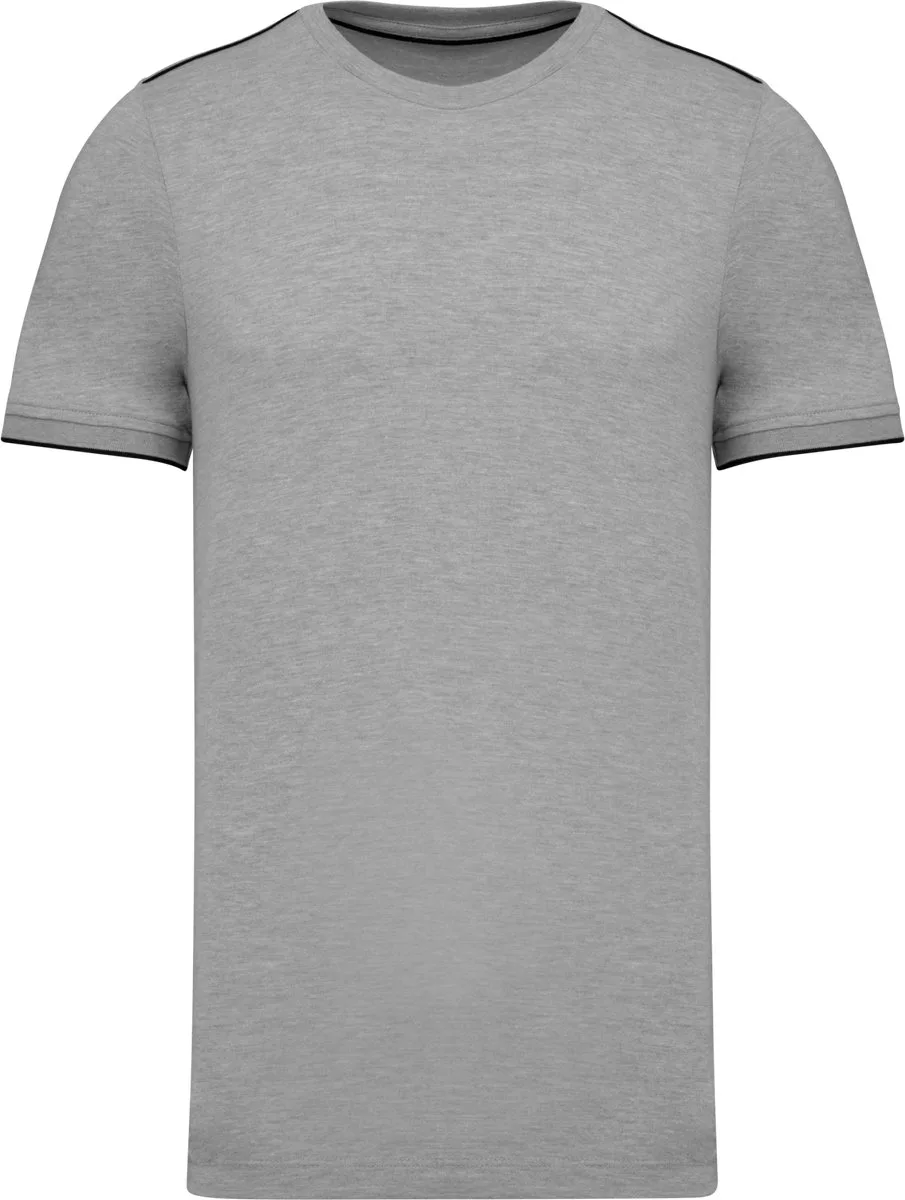 T-shirt Day To Day korte mouwen WK3020 - Oxford Grey / Black de WK. Designed To Work, Oxford Grey, Noir, L – image du produit