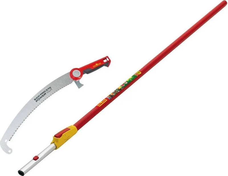 Multi-Star® Boomzaag PROFI POWER CUT SAW PRO 370 + ZM V 4 Variosteel - meslengte 37 cm - steellengte 220-400 cm - Multi-Star® klikverbinding voor steel by WOLF-Garten – product image