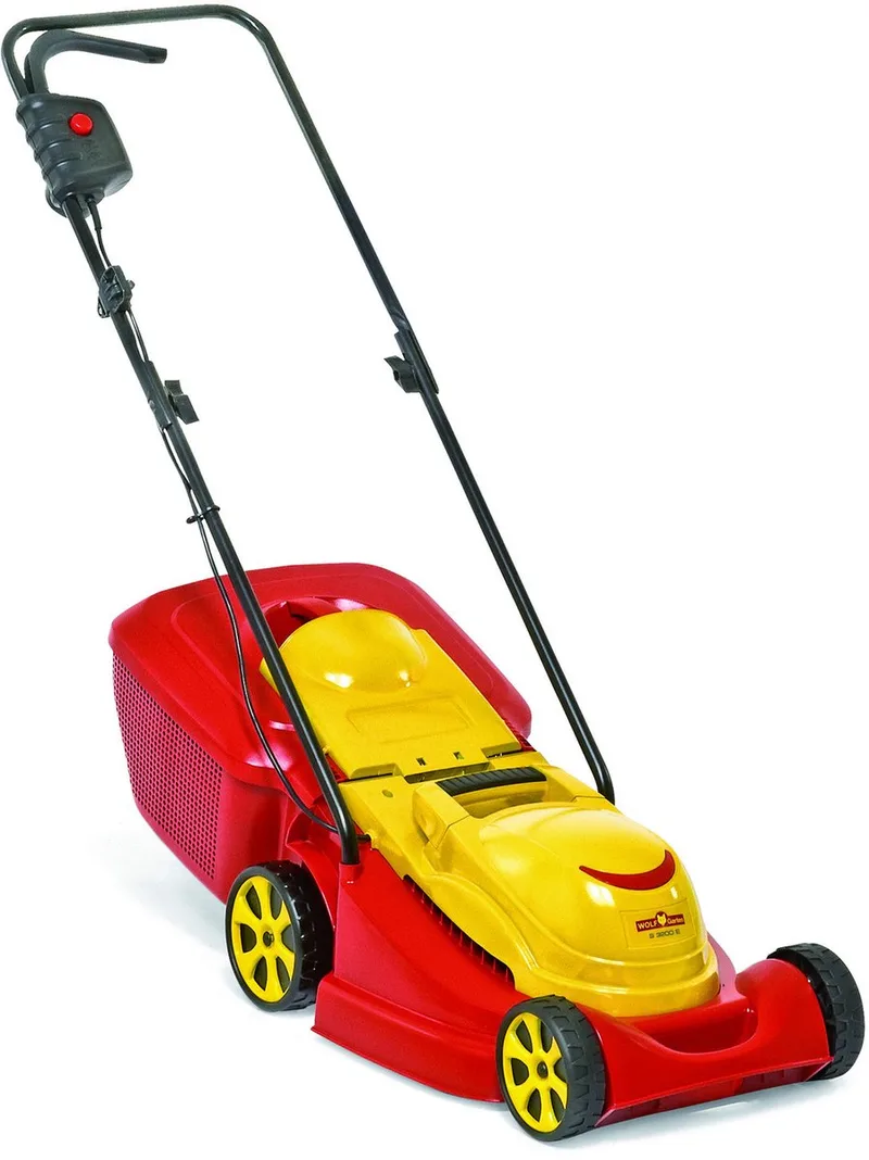 S 3200 E Elektrische Grasmaaier - 1000 W - 32 cm maaibreedte - 30 liter opvangbak - centrale hoogte-instelling von WOLF-Garten – Produktbild