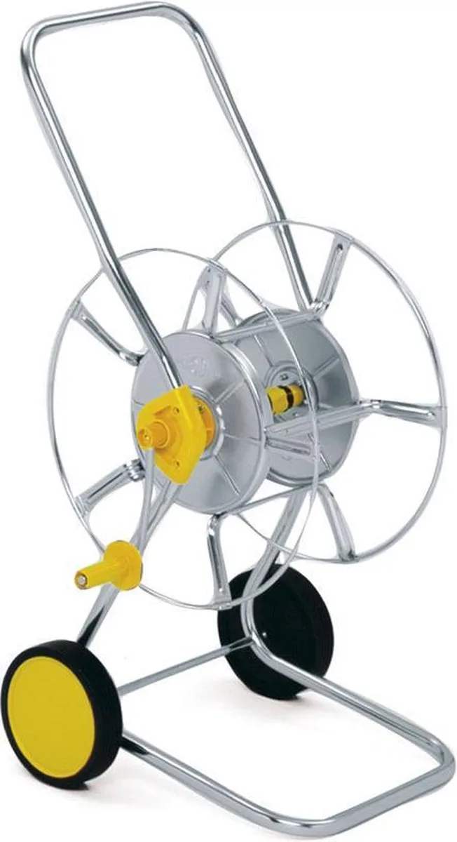 WOLF-Garten 5222000A WS 50 Z Schlauchwagen 1 St. Silber, Gelb von WOLF-Garten, Silber – Produktbild