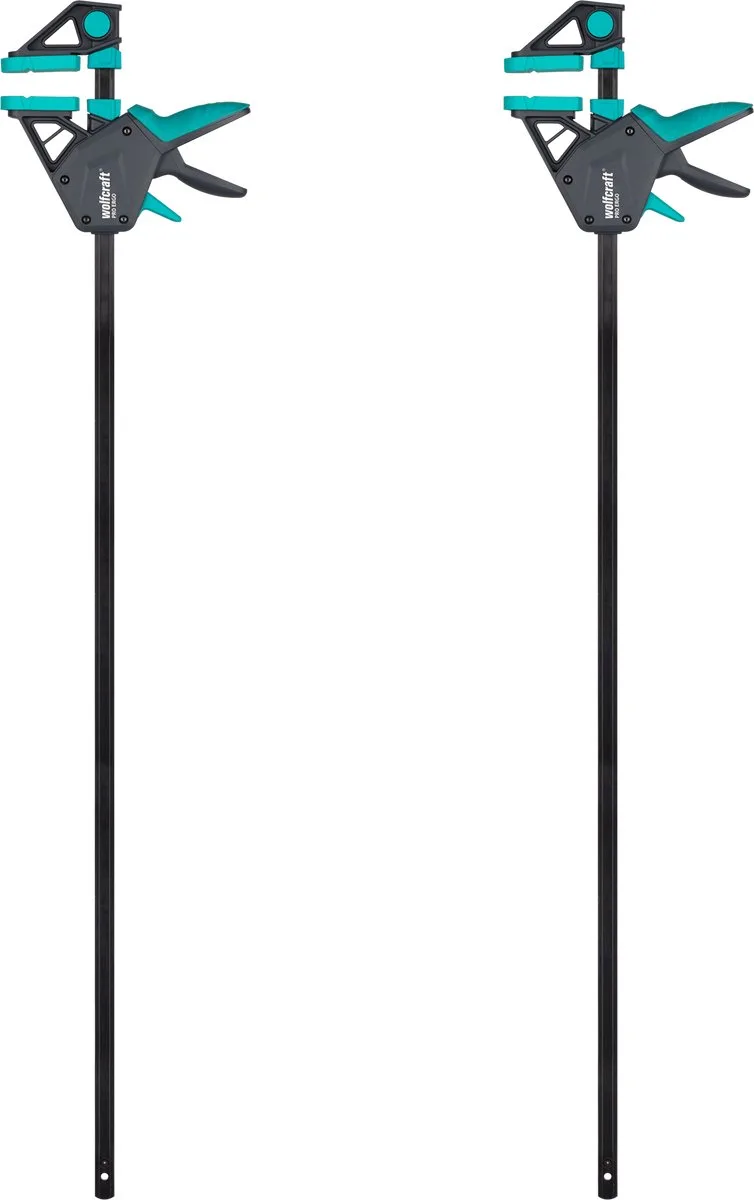 2 Lijmklemmen PRO ERGO - 915 mm - 8678060 by Wolfcraft, Multicolour – product image