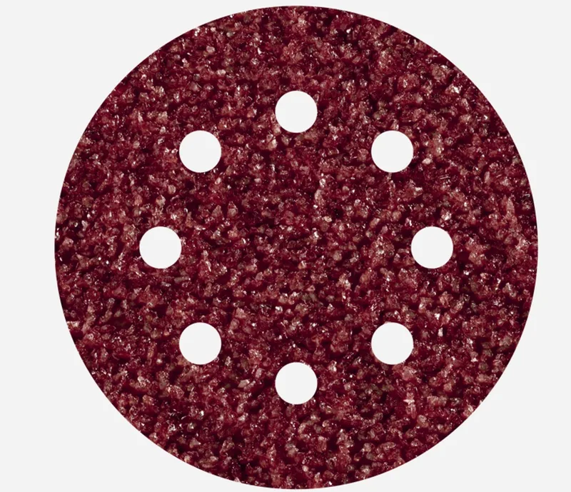Wolfcraft 2069100 Feuille abrasive pour ponceuse excentrique avec bande auto-agrippante, perforé Grain 40 (Ø) 125 mm 25 pc(s) de Wolfcraft – image du produit