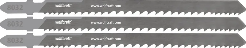 3 decoupeerzaagbladen voor hout met spijkers & schroeven - 65mm - BiM met T-schacht - 8032000 von Wolfcraft – Produktbild