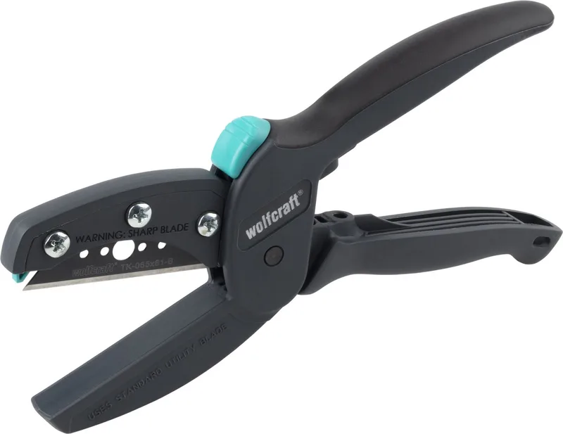 Allessnijder - Snoeischaar SET - Leerschaar - Schaar voor Leer, Rubber, Touw, Plastic - 4168000 by Wolfcraft, Black – product image 1 of 2