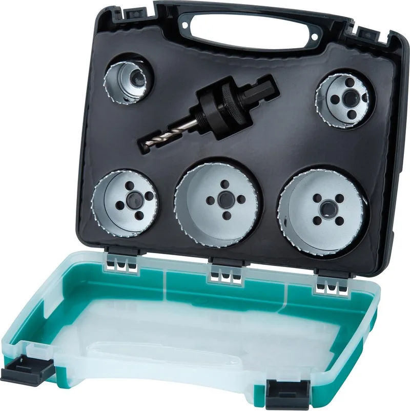 BiM Gatenzaag SET - Ø 25–83 mm - 6-delig - 5422000 de Wolfcraft – image du produit