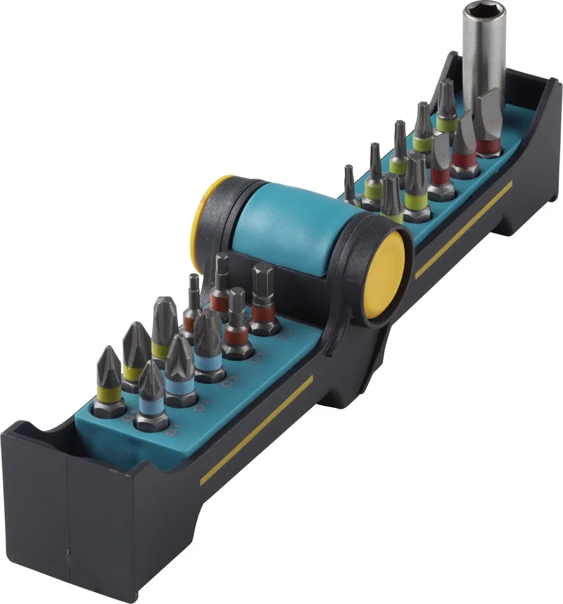 Bit-Butler Maxi, sleuf/kruiskop (PH/PZ)/TORX® (T)/inbus, 21-dlg. - 1374000 von Wolfcraft – Produktbild