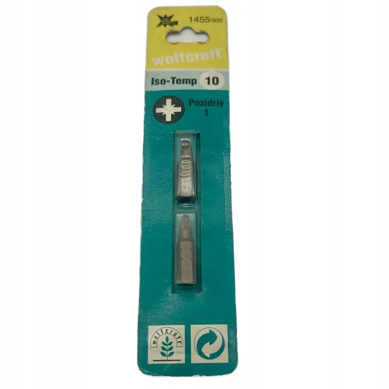 Bit PZ1 Iso-Temp 2 stuks - Duurzame schroefbit by Wolfcraft – product image
