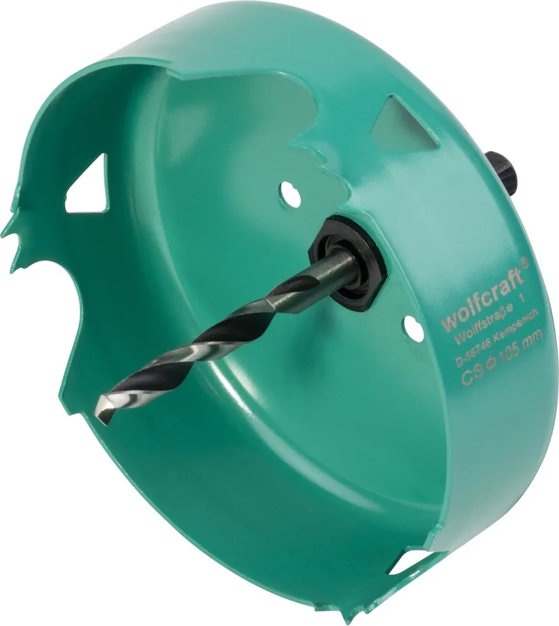 Carbonstalen gatenzaag Ø 105 mm - 5972000 by Wolfcraft – product image
