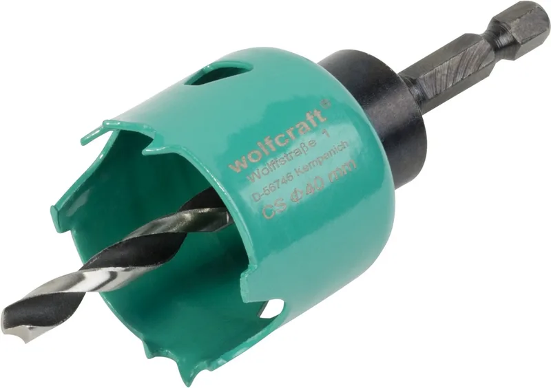 Carbonstalen gatenzaag Ø 40 mm - 5965000 by Wolfcraft – product image