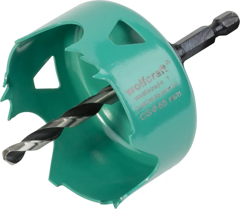 Carbonstalen gatenzaag Ø 65 mm - 5967000 by Wolfcraft – product image