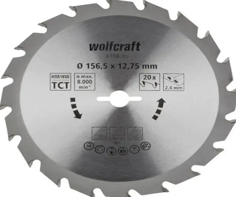 Cirkelzaagblad - 156,5 mm doorsnede by Wolfcraft – product image