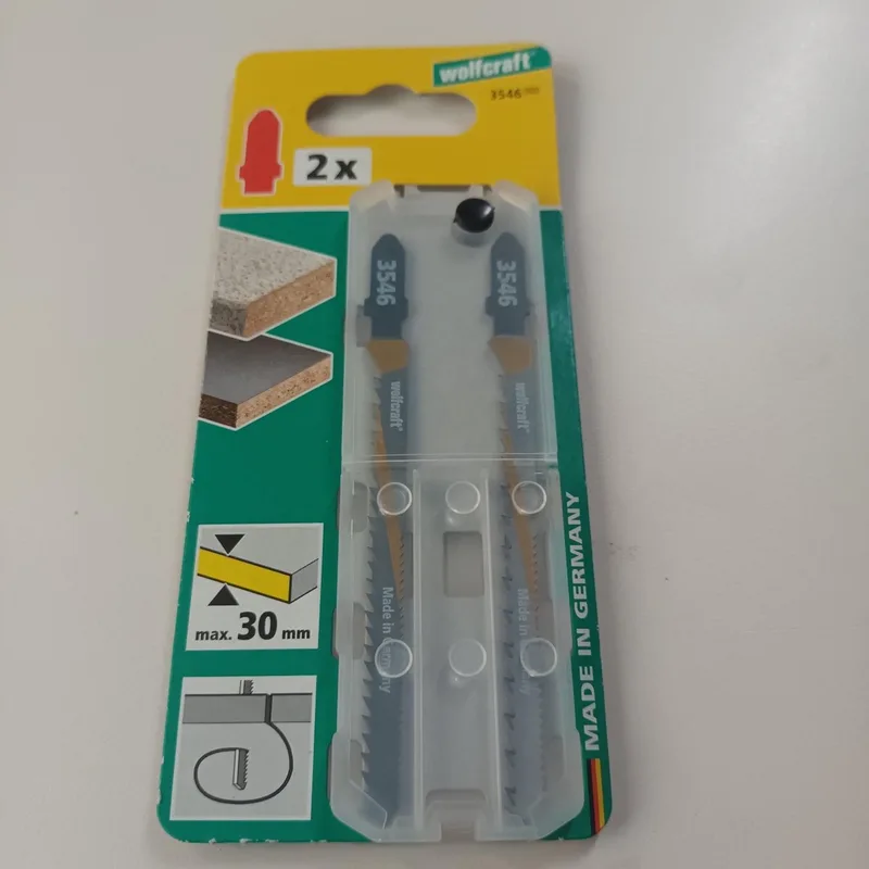 Decoupeerzaagblad HCS, T-schacht - 3546000 de Wolfcraft – image du produit