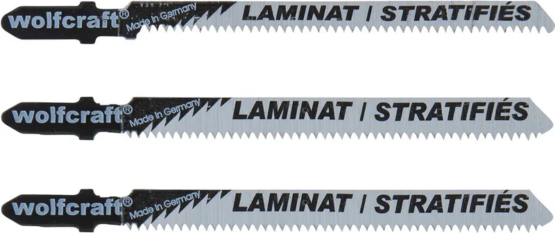 Decoupeerzaagbladen - 3 stuks - T-schacht - Decoupeerzaagjes - 2379000 fra Wolfcraft – produktbillede